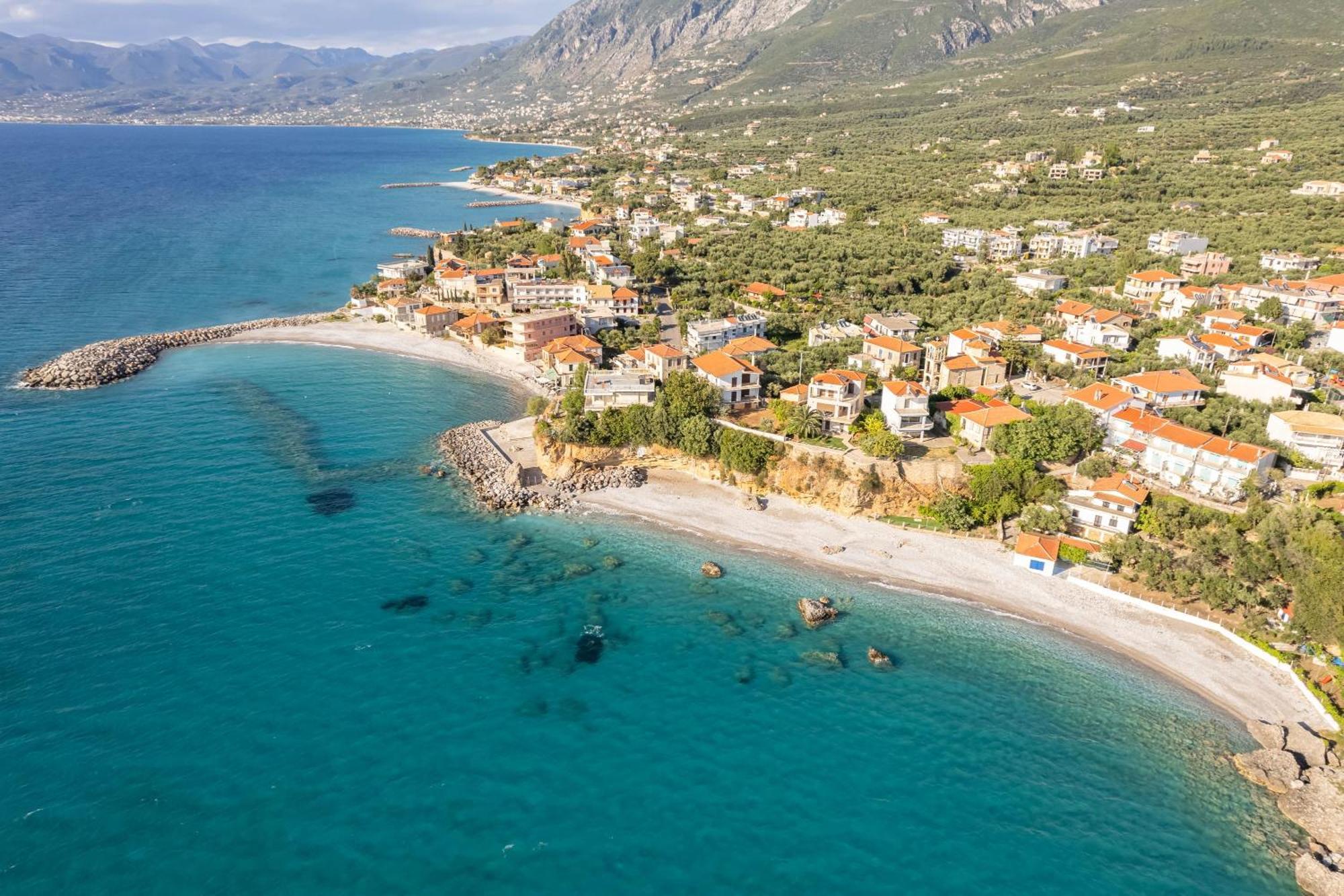 Avia Blue Maisonettes - Messinia Gulf Retreat Exteriör bild